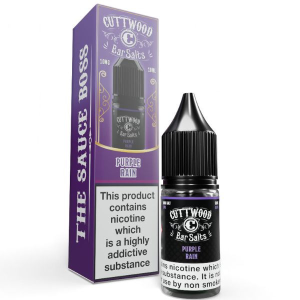 Cuttwood Bar Salts Purple Rain Nic Salt E Liquid 10ml
