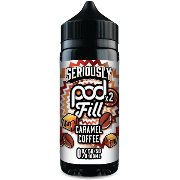 Seriously Pod Fill 2 Caramel Coffee 50/50 Shortfill 100ml
