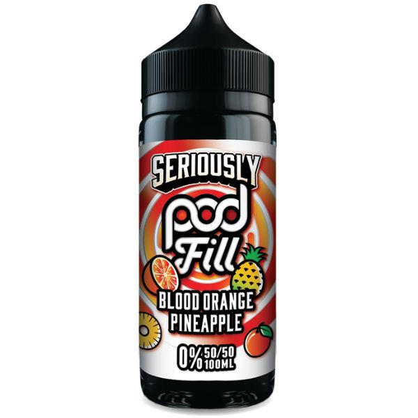Seriously Pod Fill Blood Orange Pineapple 50/50 Shortfill 100ml
