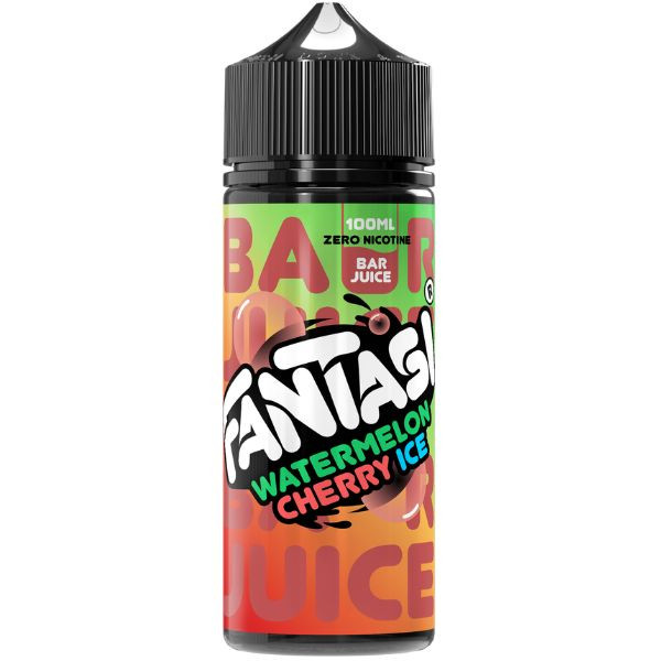 Watermelon Cherry Ice Shortfill E Liquid 100ml by Fantasi Bar Juice