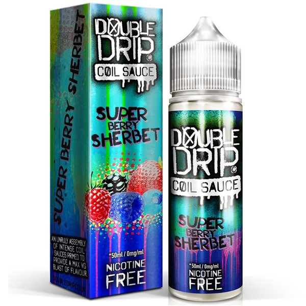 Super Berry Sherbet E Liquid 50ml by Double Drip Coil Sauce 7.99 inc Free  Nic Shot