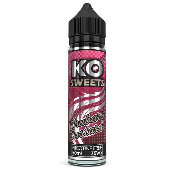 Rhubarb Custard E Liquid 50ml by KO Vapes £3.33 Free Nic Shot