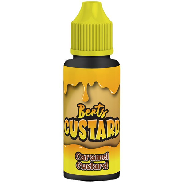 Caramel Custard E Liquid 100ml by Berts Custard 7.99 Free Nic Shots