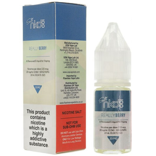 Really Berry Nic Salt E Liquid 10ml by Naked 100