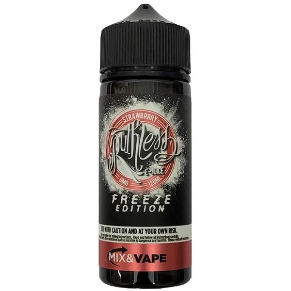 Strawbrrry Freeze Edition E Liquid 100ml by Ruthless Vapor 12.99 Free Nic  Shots