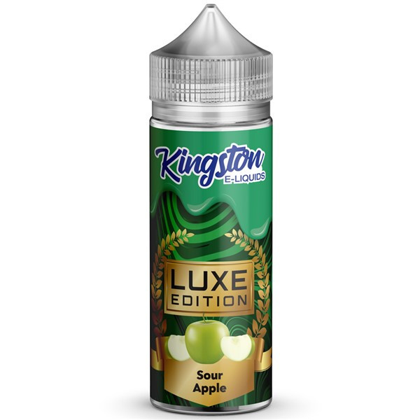 Sour Apple E Liquid 100ml By Kingston Luxe Edition 7.99 Free Nic Shots
