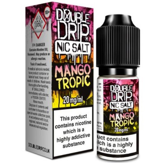 Mango Tropic Nic Salt E Liquid 10ml By Double Drip 10 x 10ml £19.99