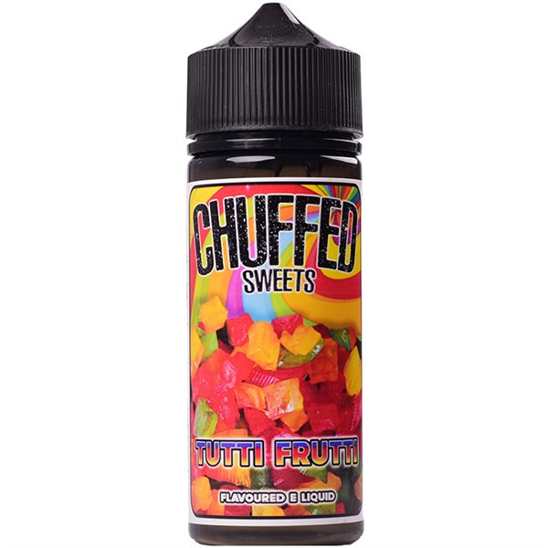Tutti Frutti E Liquid 100ml by Chuffed Sweets £5.99 Free Nic Shots
