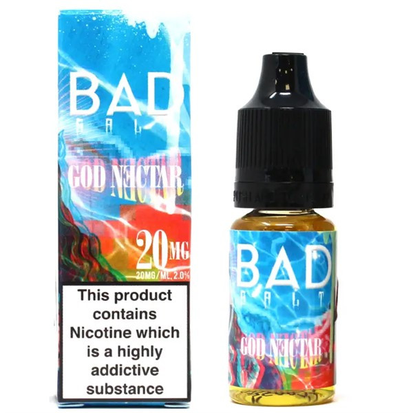 God Nectar Nic Salt E Liquid 10ml by Bad Drip Labs - 10 For 11.99