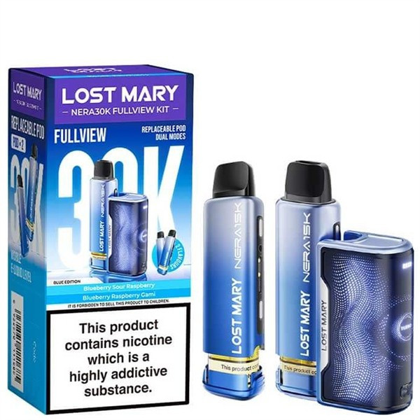 Lost Mary Nera 30K Fullview Pod Kit | 3 For 33 Free Delivery