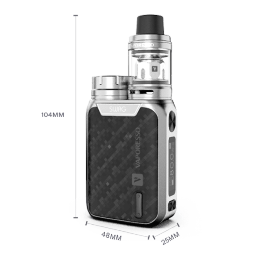 Vaporesso Swag Vaping Kit Free Battery Free Delivery £29.99