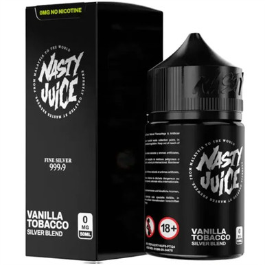 Silver Blend (Tobacco Series) E Liquid 50ml by Nasty Juice £8.99 Free Nic  Shot