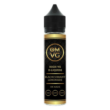 Blackcurrant & Lemonade Shortfill E Liquid 50ml Shortfill by OMVG inc Nic  Booster 3.33