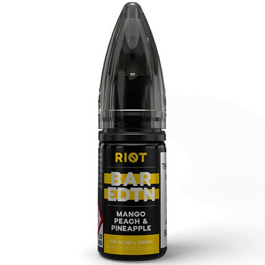 riot squad q bar mango peach pineapple disposable vape Mango Peach Pineapple Bar ﻿EDTN Nic Salt 10ml by Riot Squad 10 For £17.99