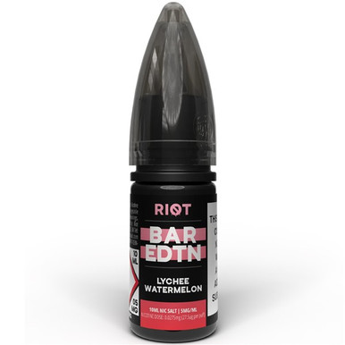 Lychee Watermelon Ice Bar ﻿EDTN Nic Salt 10ml by Riot Squad 10 For £17.99