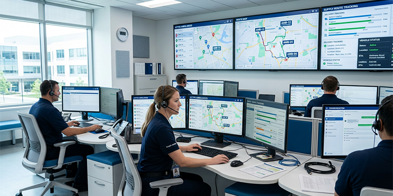 GPS Tracking for Healthcare Fleets- Ambulances, Medical Deliveries & Compliance