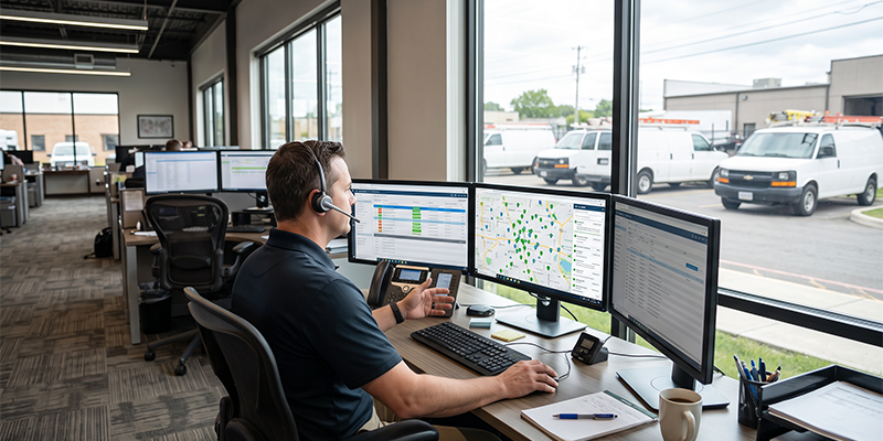 GPS Tracking for HVAC Service Fleets: Improving Scheduling and Customer Response