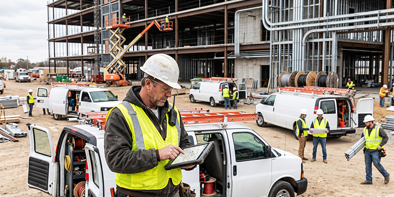 How GPS Tracking Helps Electrical Contractors Manage Multiple Crews