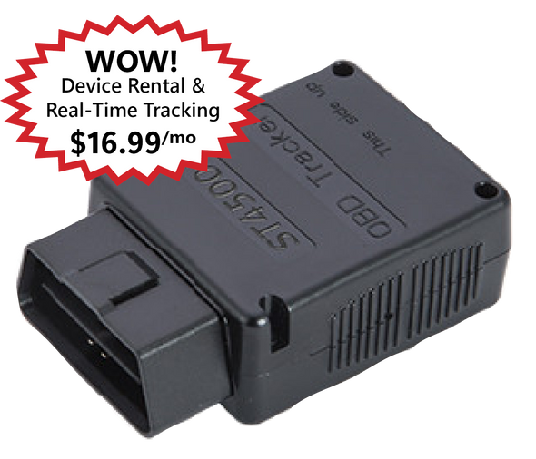 RENTAL - 4G Plug-in GPS Vehicle Tracker