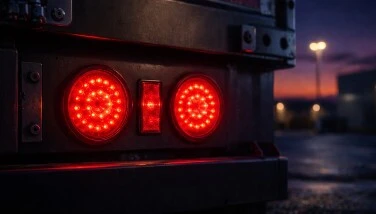 Trailer GPS tracking with hidden tail light tracker for theft prevention