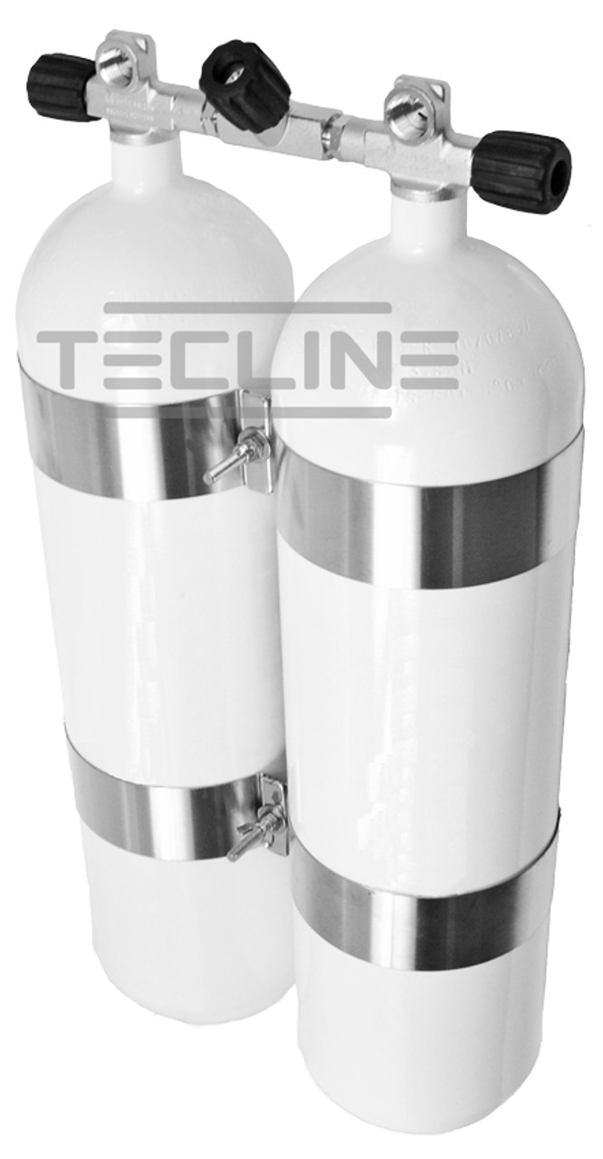 Twin Tank 2x10L 300bar Eurocylinder 171mm