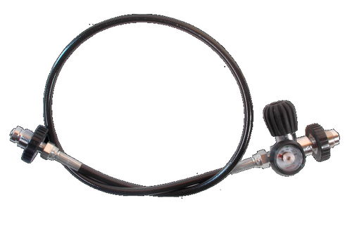 Druk Gelijkrichter 2 x DIN (Incl. Manometer)