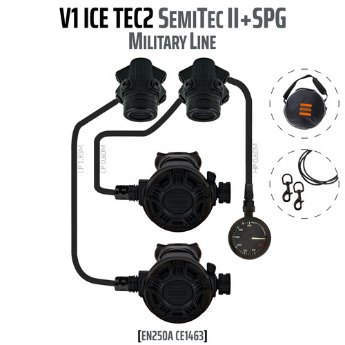 Tecline V1 ICE TEC2 SemiTec II + Mano "Military Line" Tecline V1 ICE TEC2 SemiTec II + Mano "Military Line"