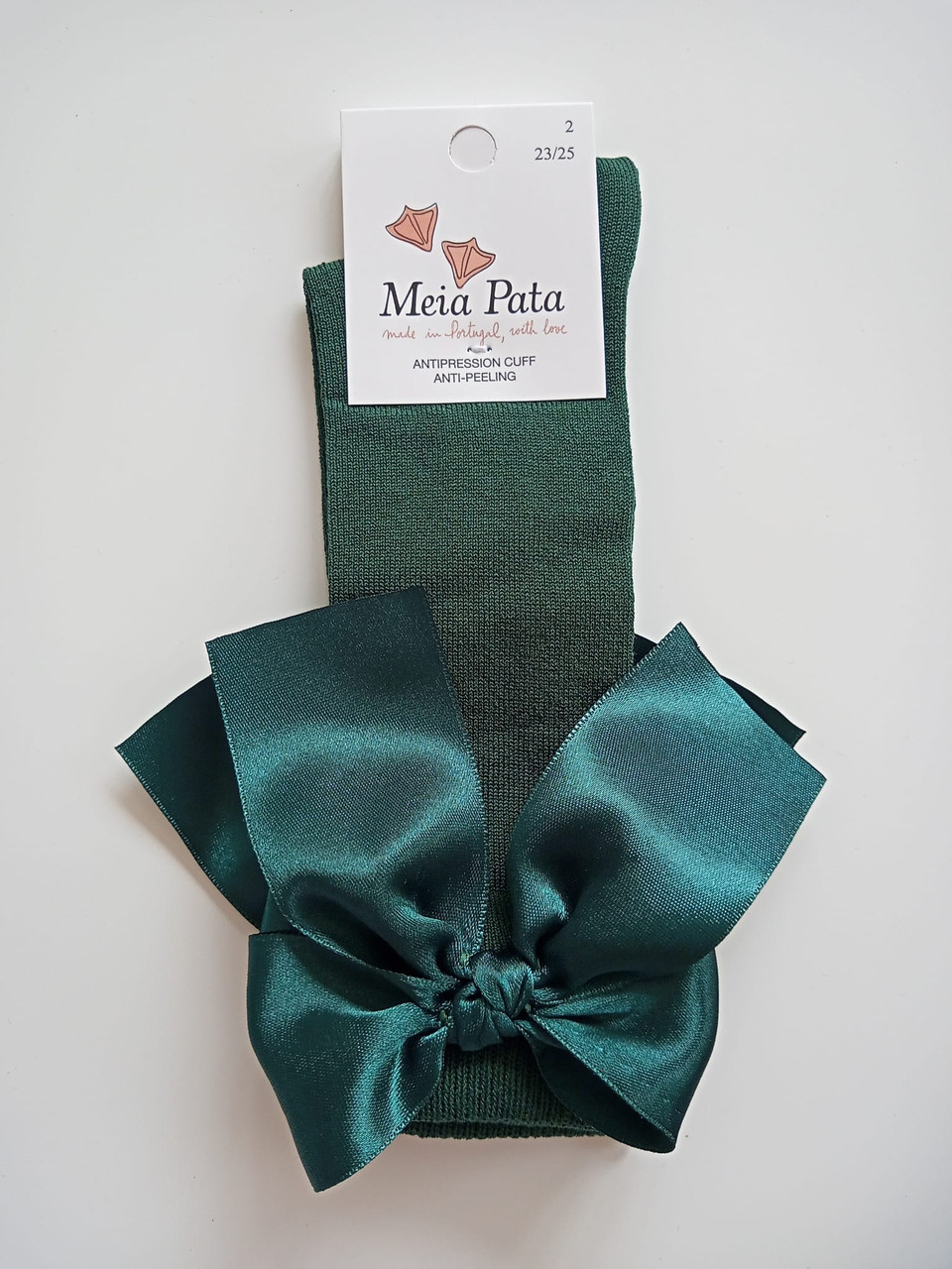 Meia Pata Bottle Green Knee High School Socks 1091 Kiddie Boutique By