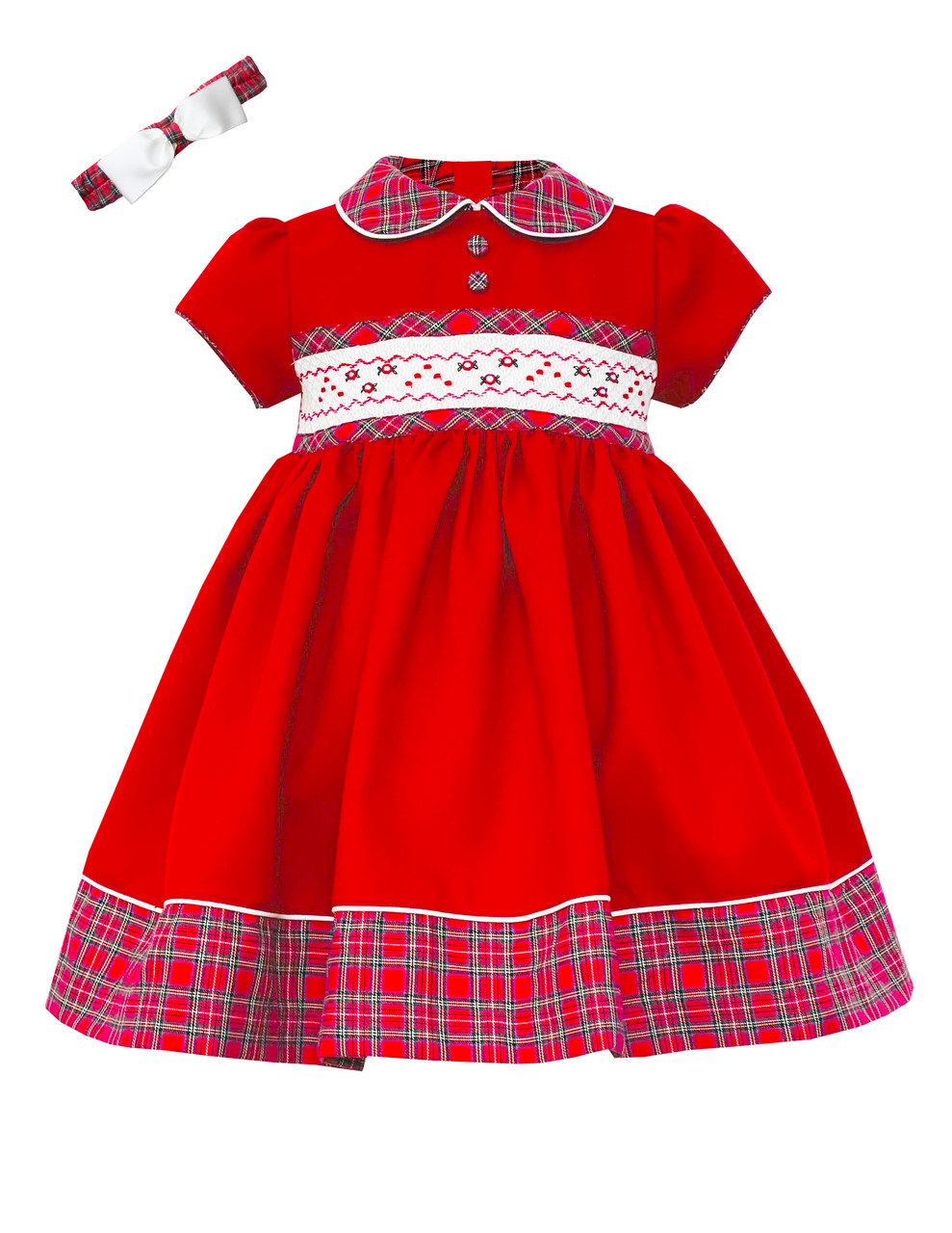 Pretty Originals Red Dress MC01353B Kiddie Boutique By Claire