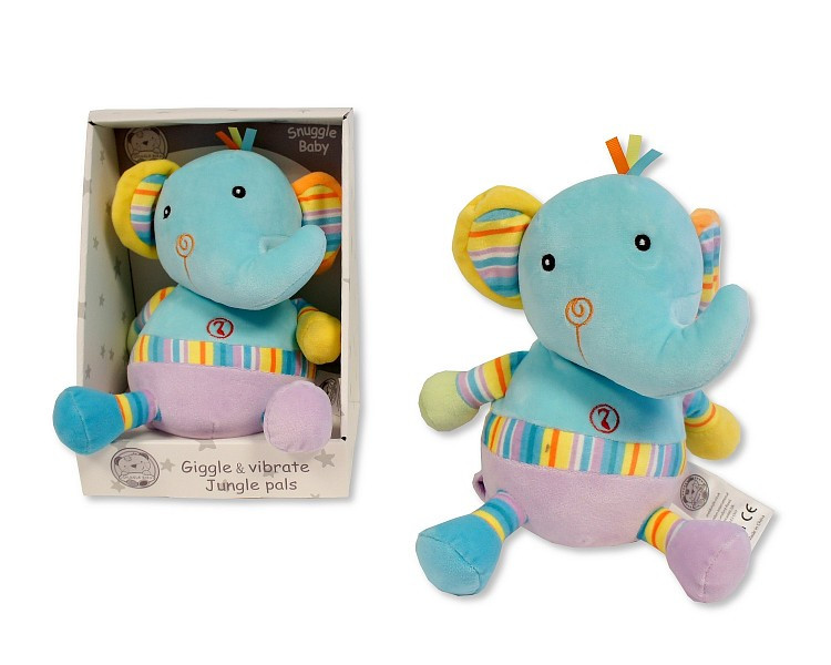 Snuggle Baby Giggle and Vibrate Toy Elephant -1191 Kiddie