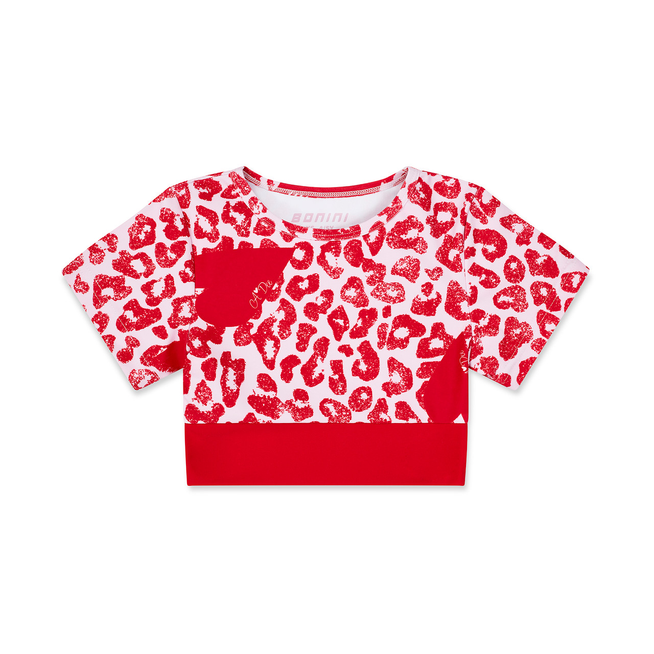 h*2様 Babylclub Leopard bonbon top (p ADee Bonini BNA219 Leopard Print Sport Top - Kiddie Boutique By Claire