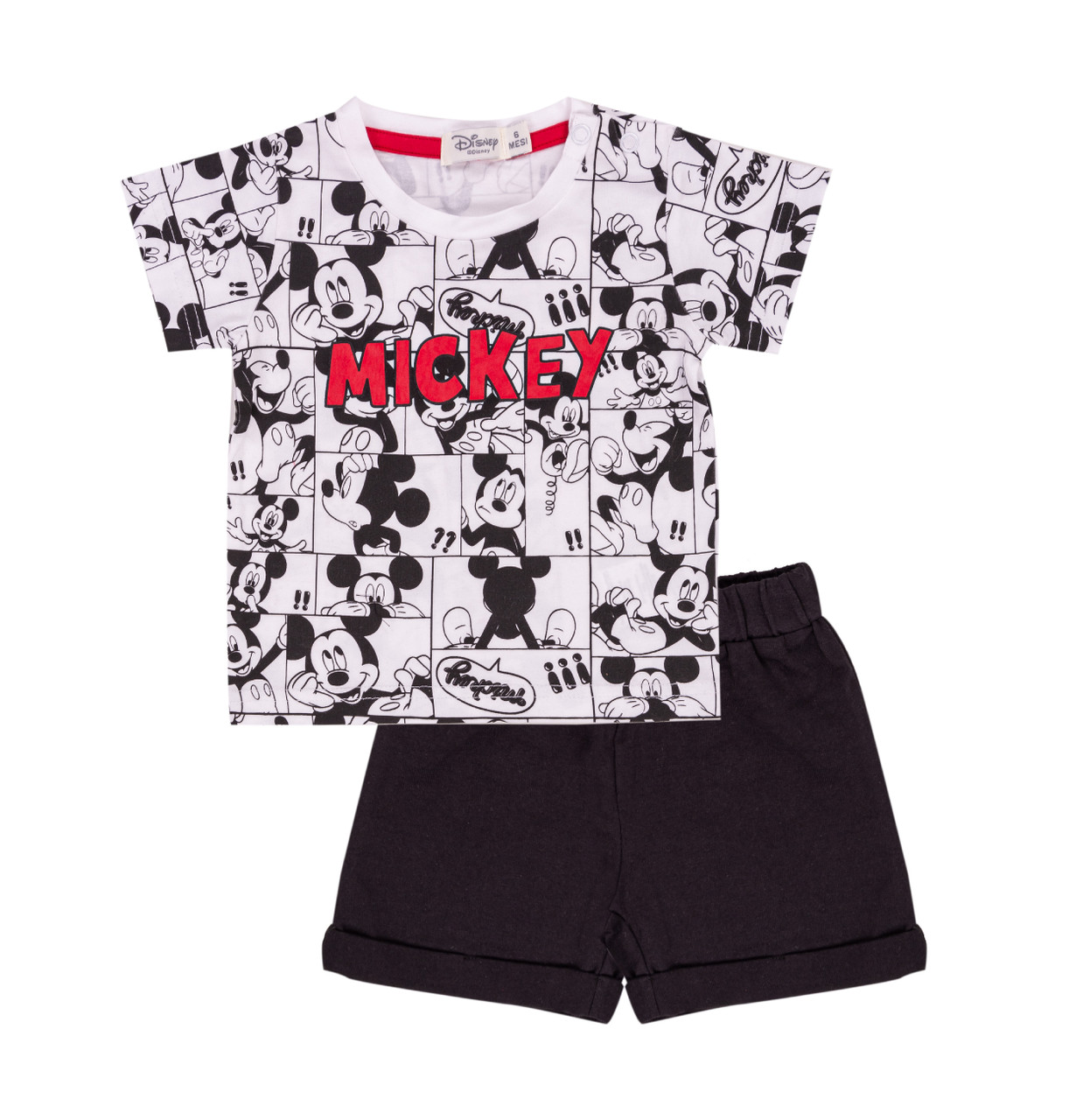 EMC Baby Mickey Mouse T-Shirt Shorts Set WP0069 Kiddie