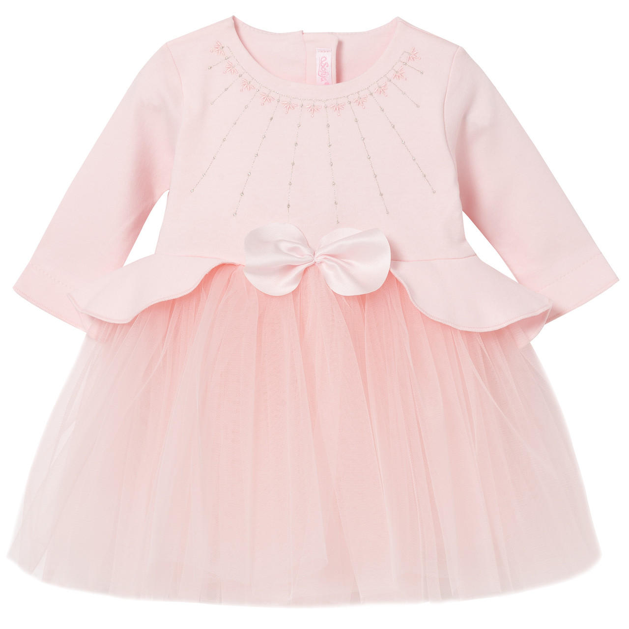 Sofija Baby Girls Pink Dress Princess 79196 - Kiddie Boutique By Claire