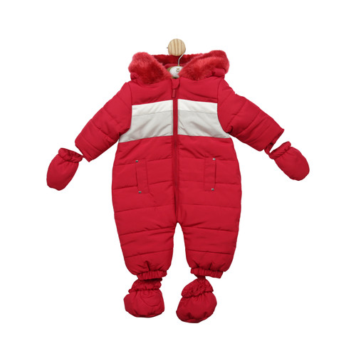 Mintini Red/White/Grey Snowsuit MB5021