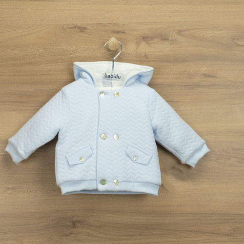 BABIDU 33555 BLUE PADDED JACKET BABIDU 33555 BLUE PADDED JACKET