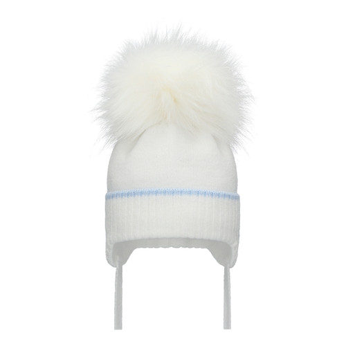 Pom Pom Envy Alfie White - with Ties