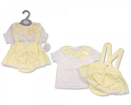 BIS-2120-6055 BABY GIRLS SET - LEMON BIS-2120-6055 BABY GIRLS SET - LEMON
