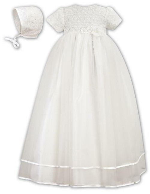 Sarah Louise 001087- Traditional Ivory Christening Gown Sarah Louise 001087- Traditional Ivory Christening Gown