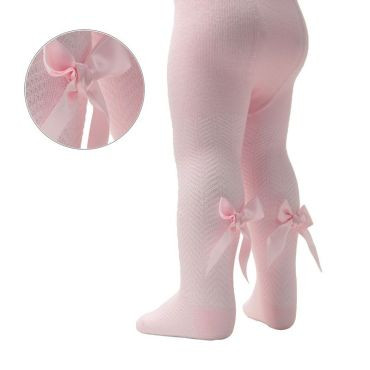T170 TIGHTS with LONG BOW - PINK