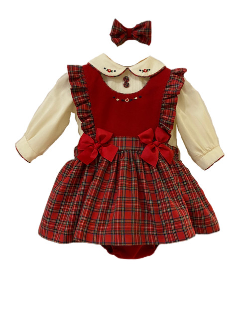Pretty Originals MT02330B CREAM/RED CHECK Pretty Originals MT02330B CREAM/RED CHECK