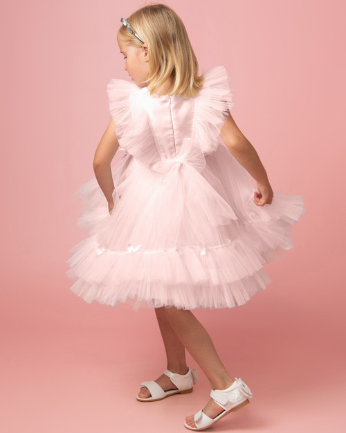 Caramelo Pink Pearl Flower Party Dress 0321136. Caramelo Pink Pearl Flower Party Dress 0321136.