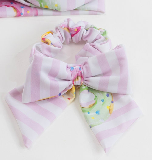 Meia Pata Hair Bow Donuts