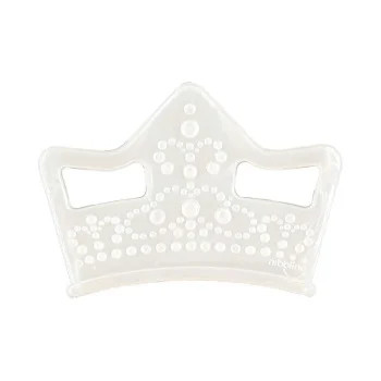 Nibbling Tiara Teether - White Pearl