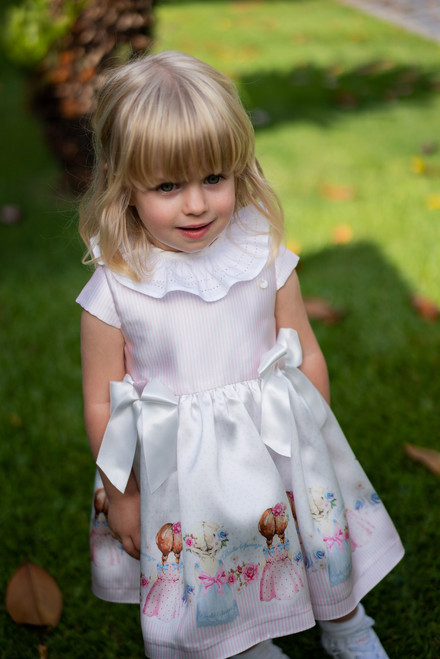 Piccola Speranza ★White & Green ライム ドレス★2-10Y Piccola Speranza - Girls Green Lime Chiffon Dress