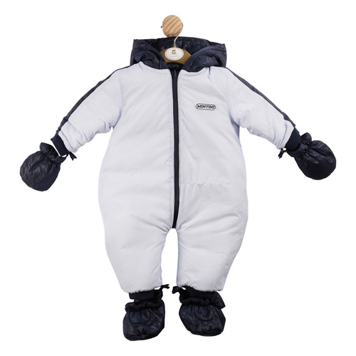 Mintini REVERSIBLE SNOWSUIT- BLUE/NAVY MB5904 Mintini REVERSIBLE SNOWSUIT- BLUE/NAVY MB5904