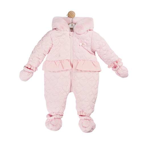 Mintini SNOWSUIT-PINK MB5918