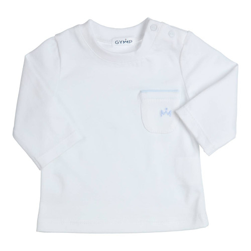 GYMP White/Blue Long Sleeve Top 352-4857-21 GYMP White/Blue Long Sleeve Top 352-4857-21