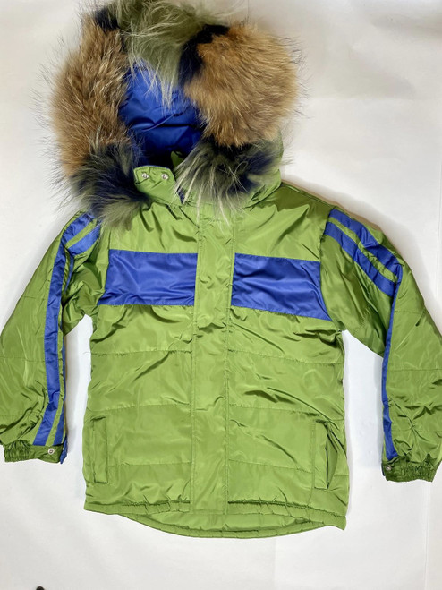 Boys Winter Jacket with Fur Hood