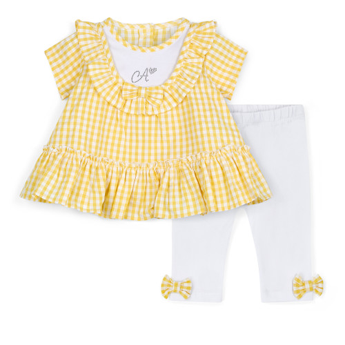 Little A BECKY Seersucker Legging Set - LA25207