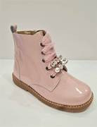 Andanines Girls' Pink Boots 202966 – Beaded Lace Detail & Classic Spanish Style